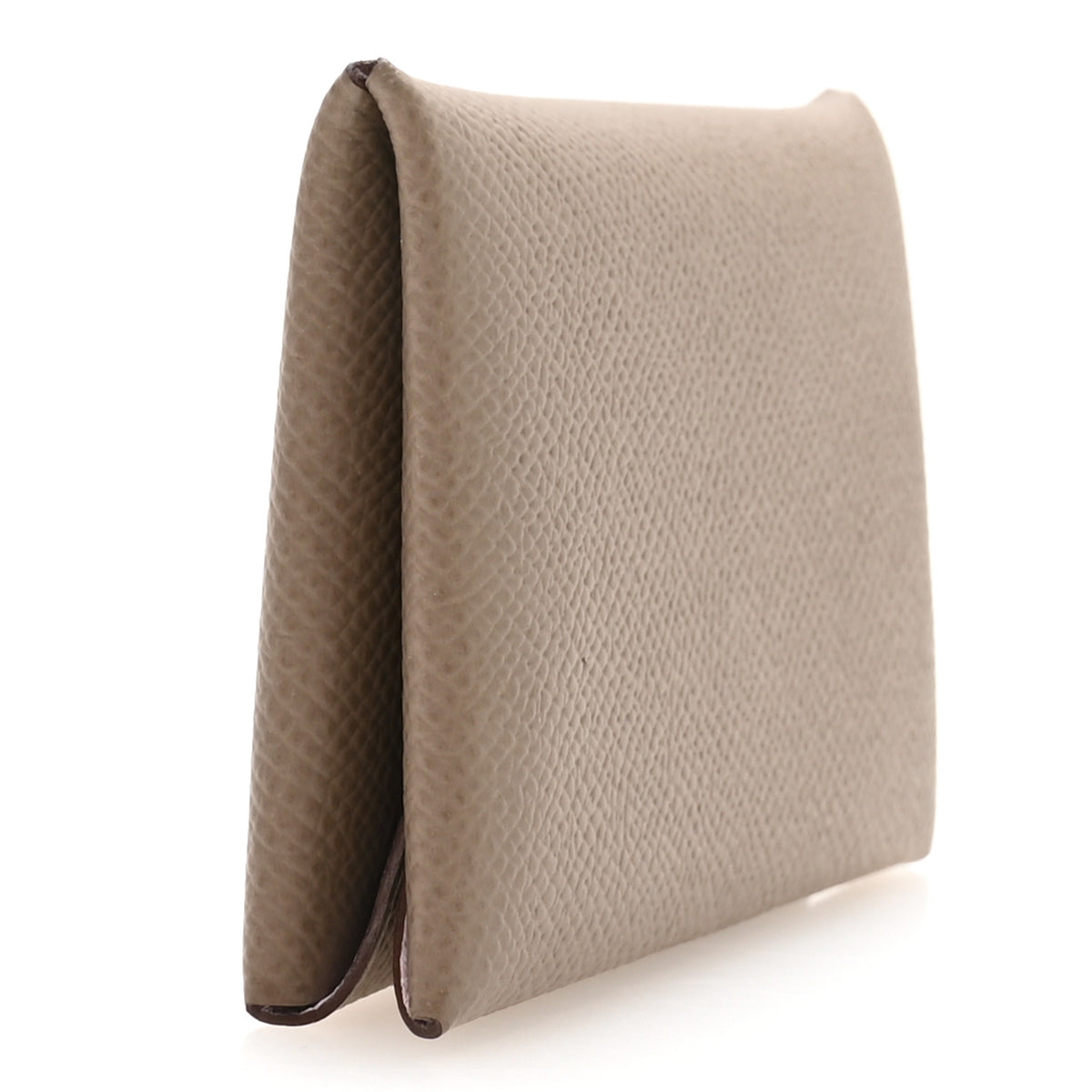 Epsom Horseshoe Calvi Card Case Etoupe Mauve Pale