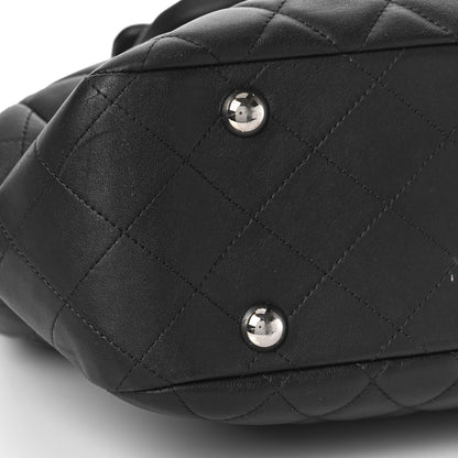 Chanel Calfskin Quilted Flap Tote Black 9 of 15