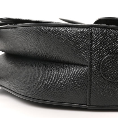 Christian Dior Grained Calfskin Saddle Bag Black 10 of 10