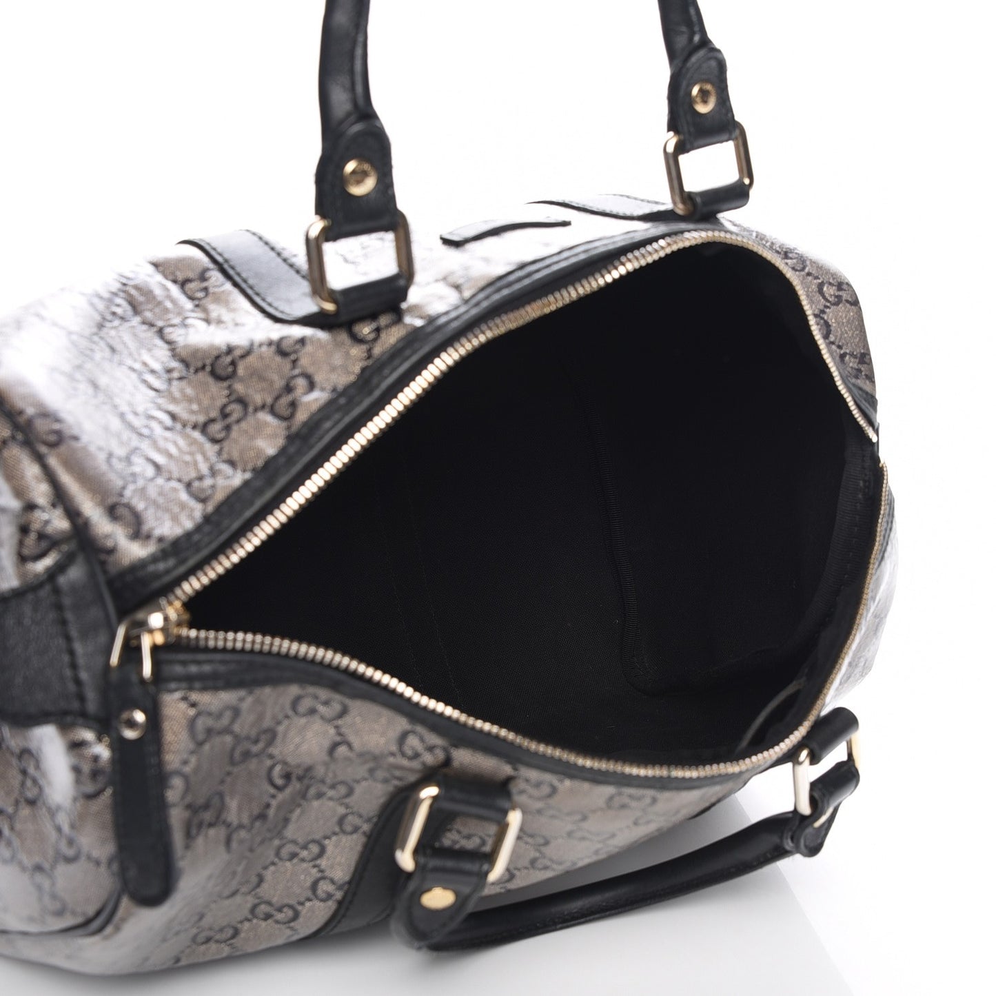 Crystal Monogram Medium Joy Boston Black