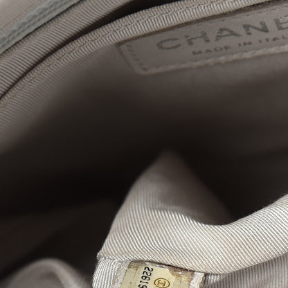 Chanel Metallic Calfskin Chevron Quilted Urban Spirit Backpack Silver 6 of 14