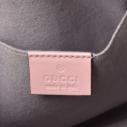 Gucci Calfskin Matelasse Small GG Marmont Chain Shoulder Bag Perfect Pink 6 of 9