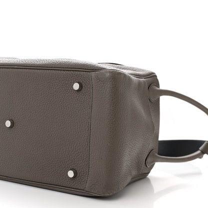 Hermes Taurillon Clemence Verso Lindy 34 Etain Bleu Indigo 10 of 15