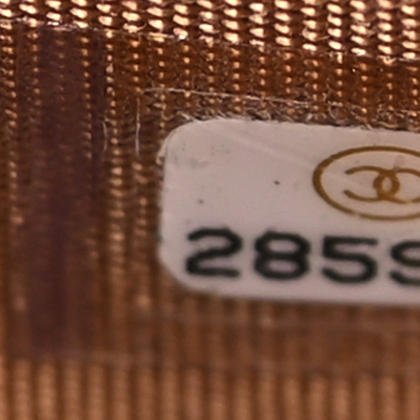Chanel Lambskin Chevron Quilted Boy Card Holder Dark Beige 8 of 8