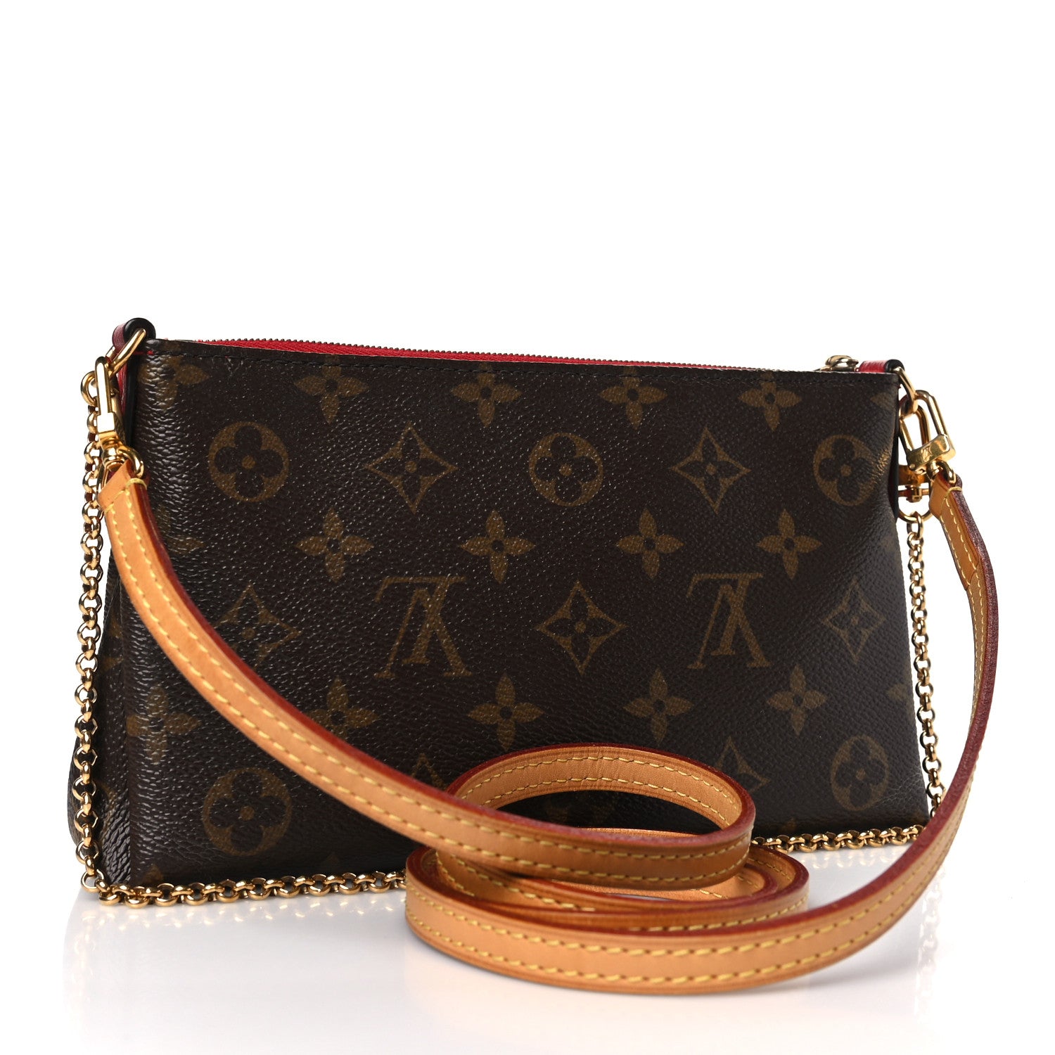 Louis Vuitton Monogram Pallas Clutch Cherry 3 of 8
