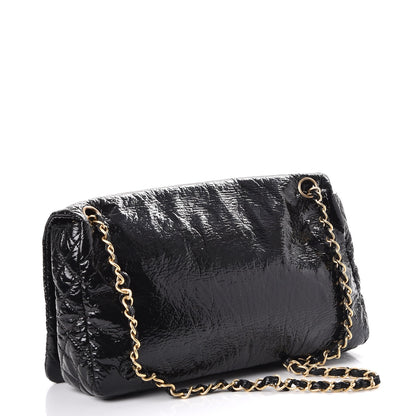 Chanel Vinyl Medium Rock and Chain Flap Black 3 of 9
