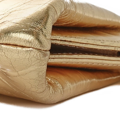 Chanel Metallic Lambskin Tweed We Need 5x5=CC Clutch Gold 10 of 10