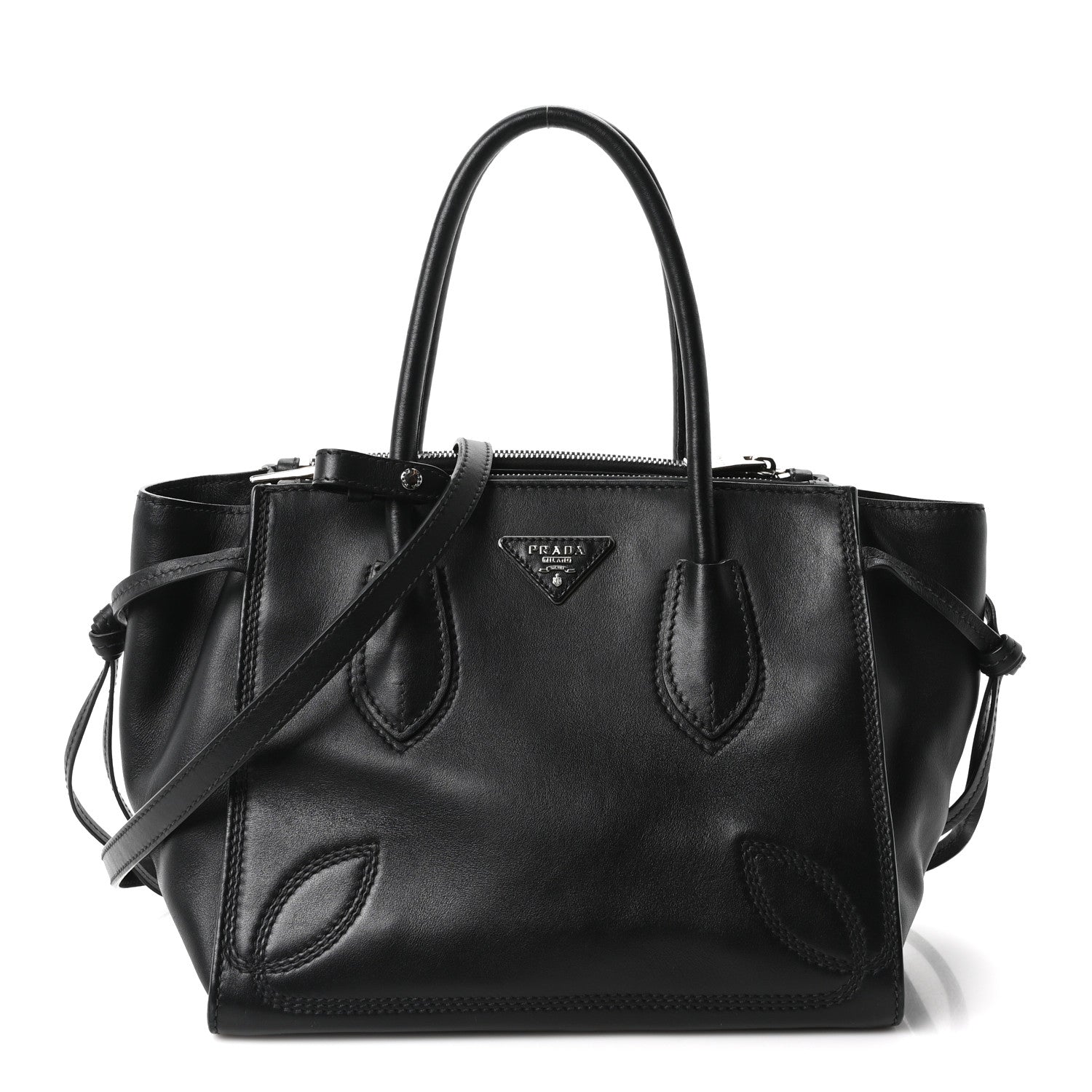 Prada City Calf Sport Twin Pocket Tote Black 1 of 10