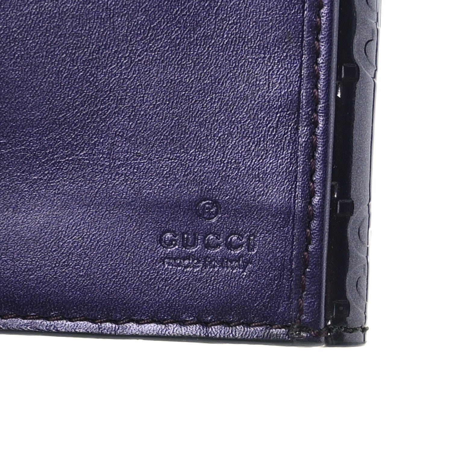 Gucci Shine Guccissima Emily Continental Wallet Melanzana 7 of 7