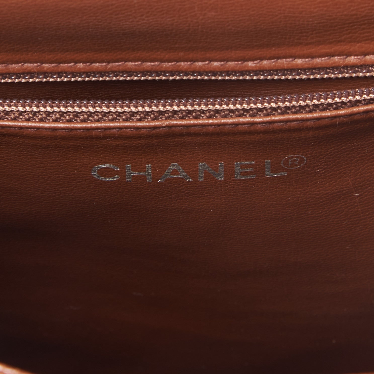 Chanel Caviar CC Backpack Brown 7 of 9