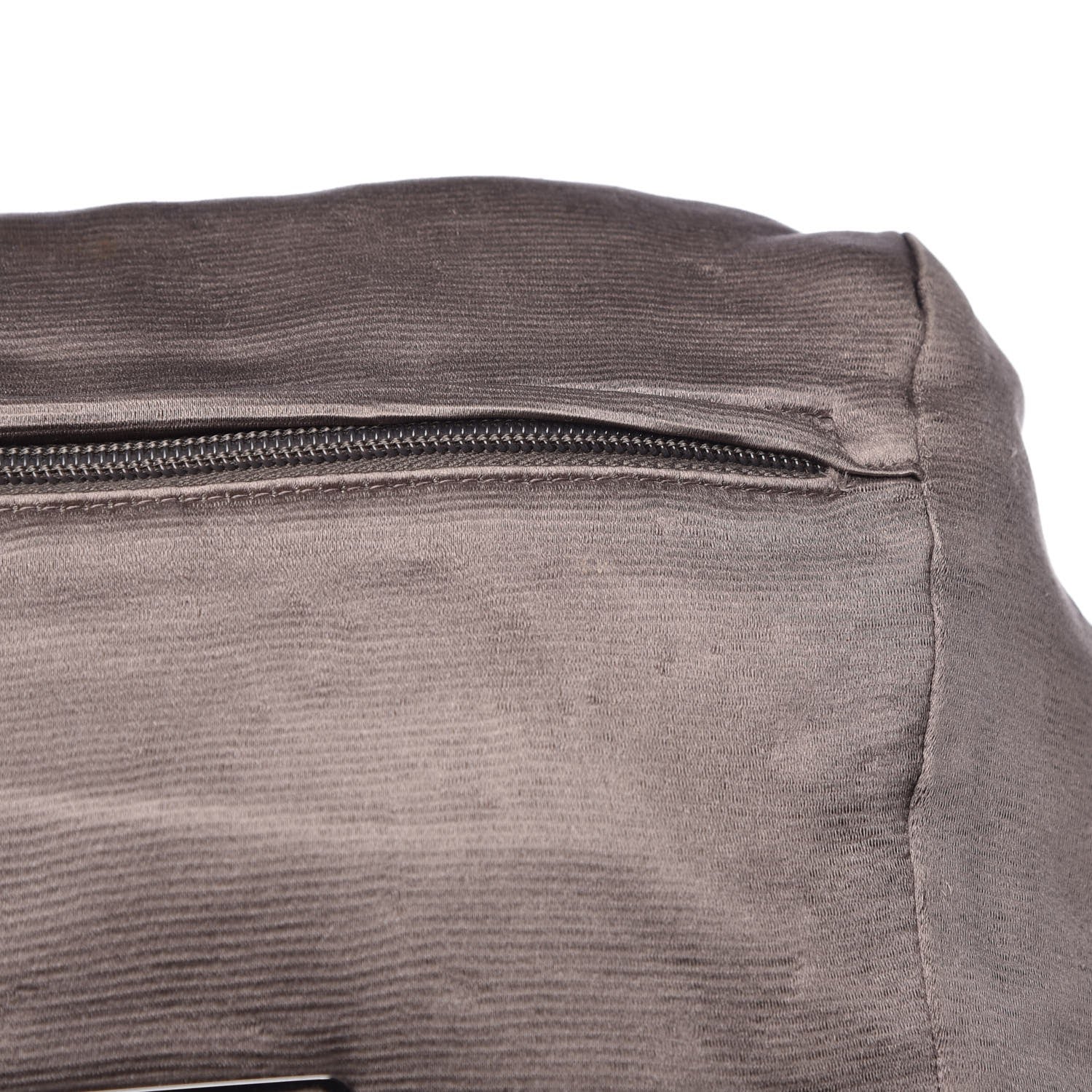 Prada Satin Double Buckle Backpack Fumo 16 of 18