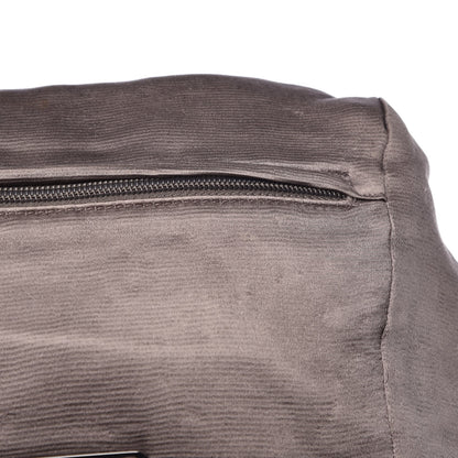 Prada Satin Double Buckle Backpack Fumo 16 of 18