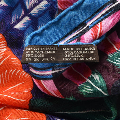 Hermes Silk Cashmere Brazil Stole 4 of 4