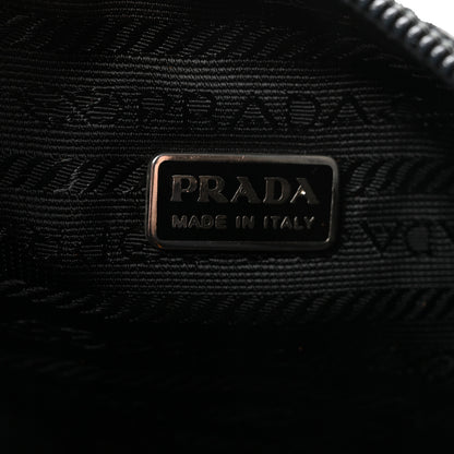 Prada Tessuto Nylon Quilted Necessaire Pouch Black 6 of 6