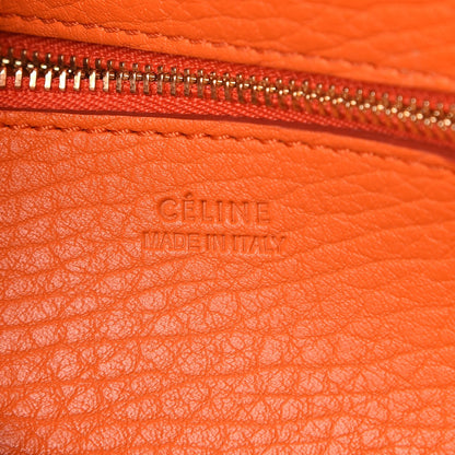 Celine Grained Calfskin Small Tie Knot Tote Bright Orange 6 of 10