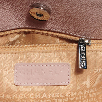 Chanel Caviar Square Stitched Tote Pink 5 of 7