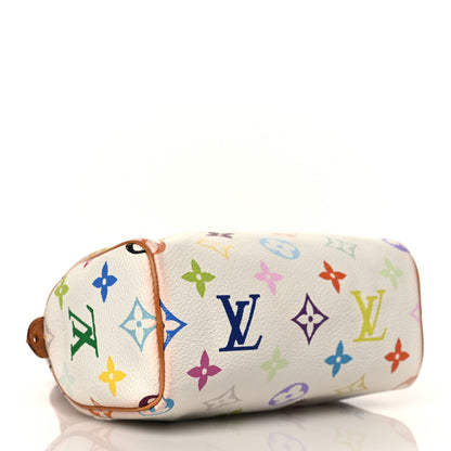 Louis Vuitton Monogram Multicolor Mini Sac HL Speedy White 4 of 13