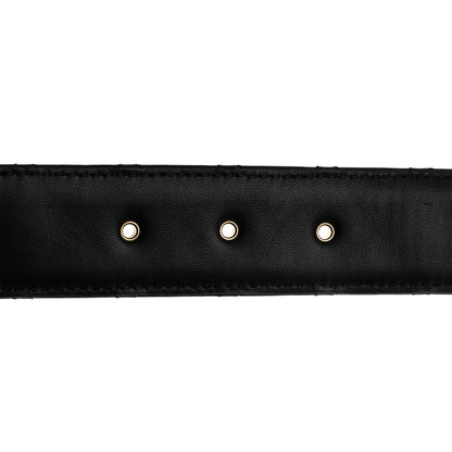 Chanel Calfskin Quilted CC Chain Belt 75/30 Black 4 of 9