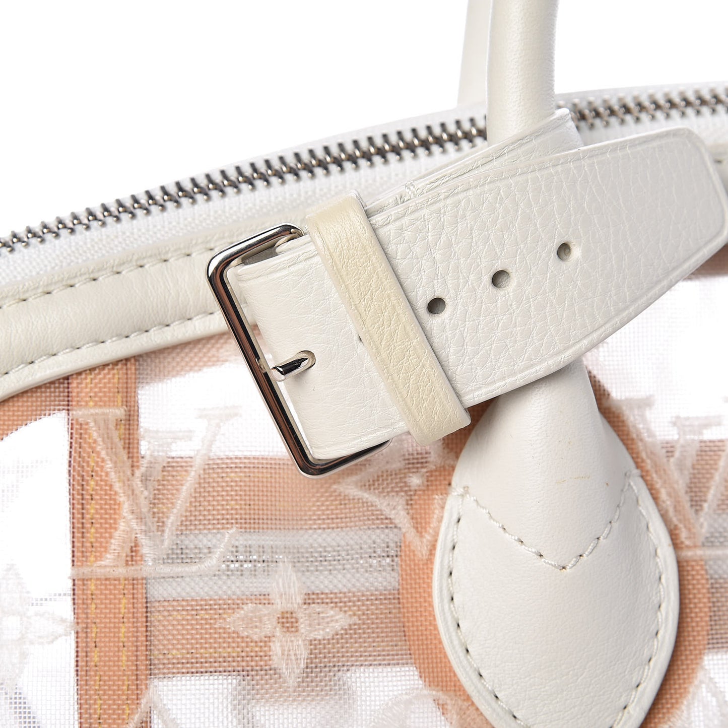 Monogram Transparence Lockit White