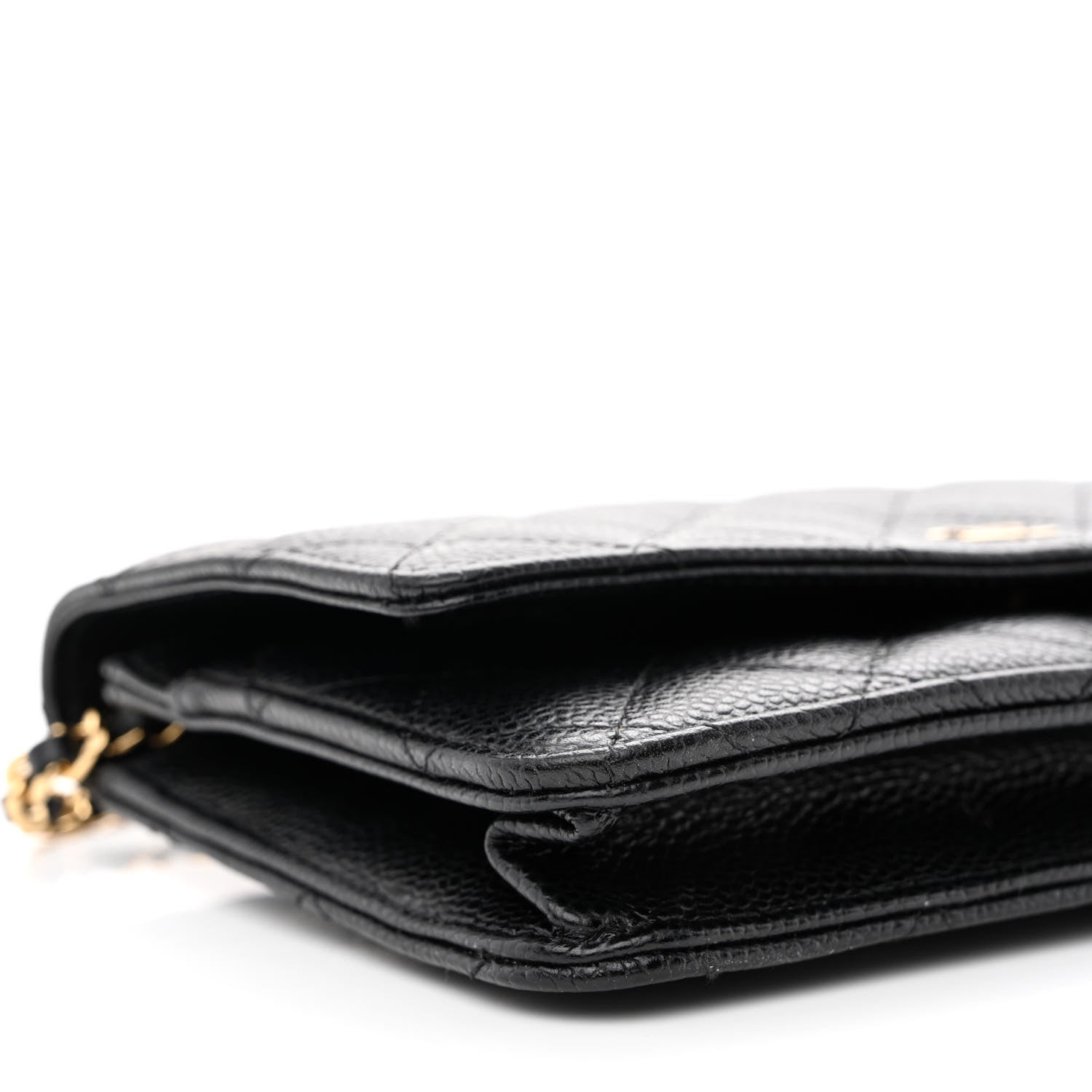 Chanel Caviar Quilted Wallet On Chain WOC Black 10 of 12