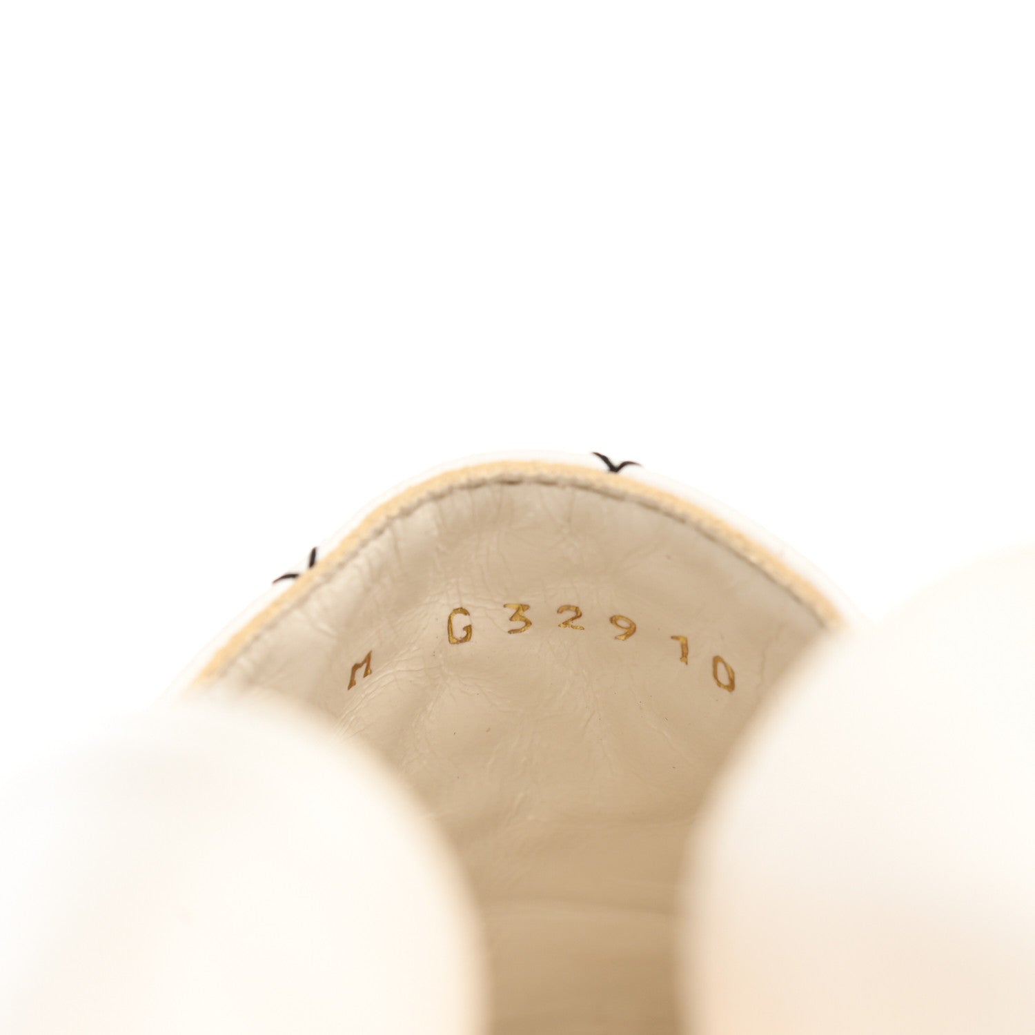 Chanel Lambskin Stitched CC Espadrilles 40 White Black 9 of 10
