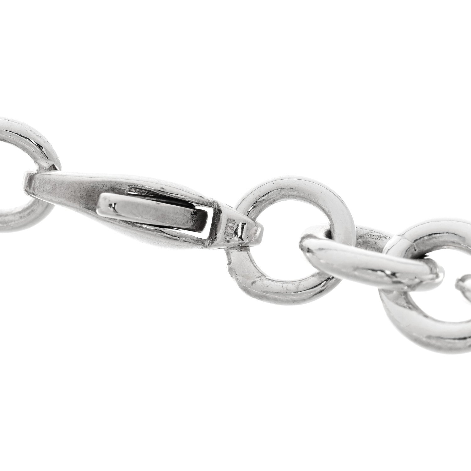 Tiffany Sterling Silver Round Chain Link Bracelet 3 of 5