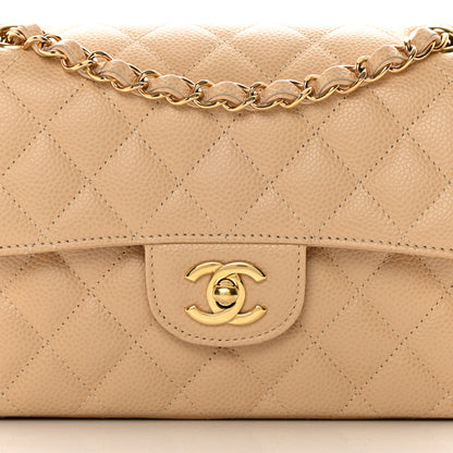 Chanel Caviar Quilted Small Double Flap Beige 8 of 13