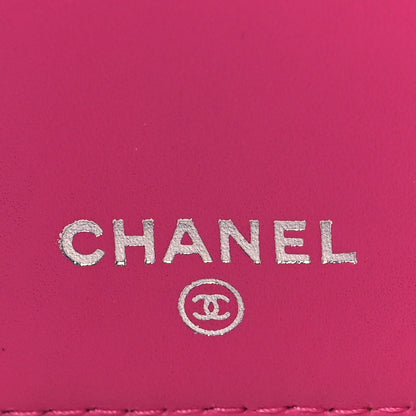 Chanel Caviar Quilted Compact Zipped Wallet Pink 6 of 7