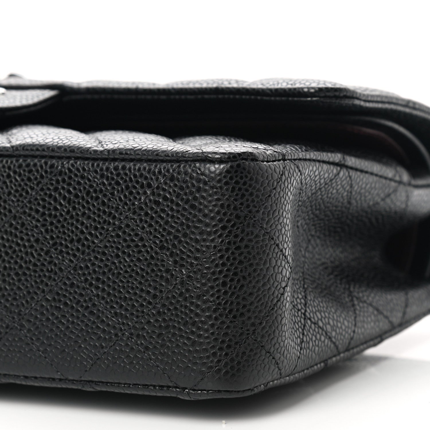 Chanel Caviar Quilted Medium Double Flap Black 10 of 11