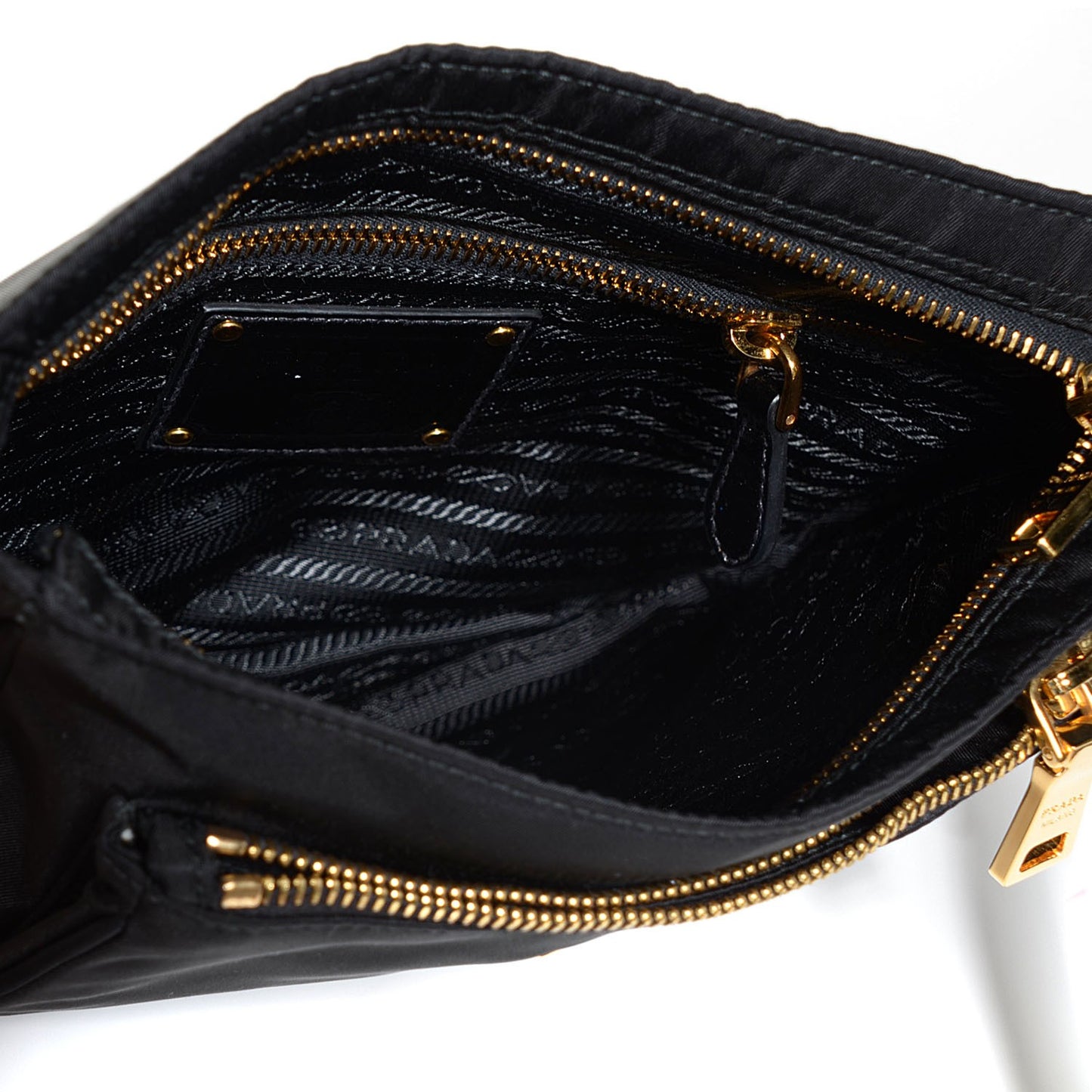 Tessuto Nylon Crossbody Bag Nero Black