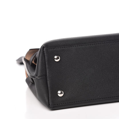 Louis Vuitton Calfskin Lockme Ever BB Black 10 of 11