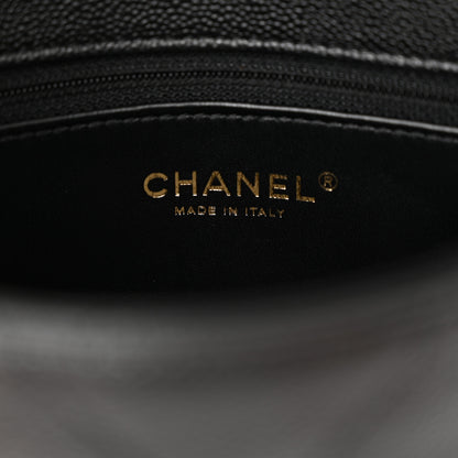 Chanel Caviar Quilted Sweetheart Flap Black 6 of 10