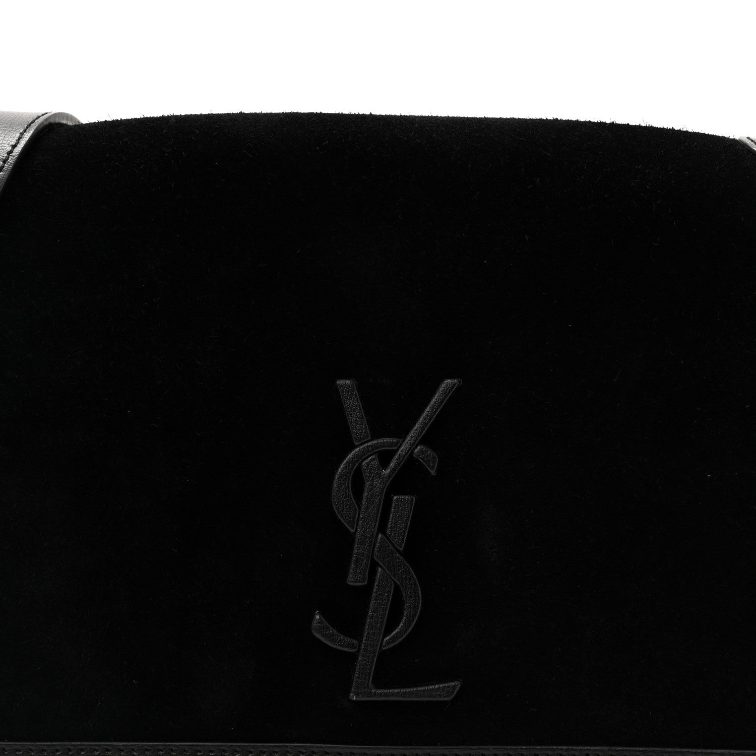 Saint Laurent Suede Monogram Book Bag Black 8 of 11