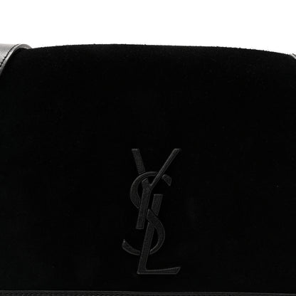 Saint Laurent Suede Monogram Book Bag Black 8 of 11