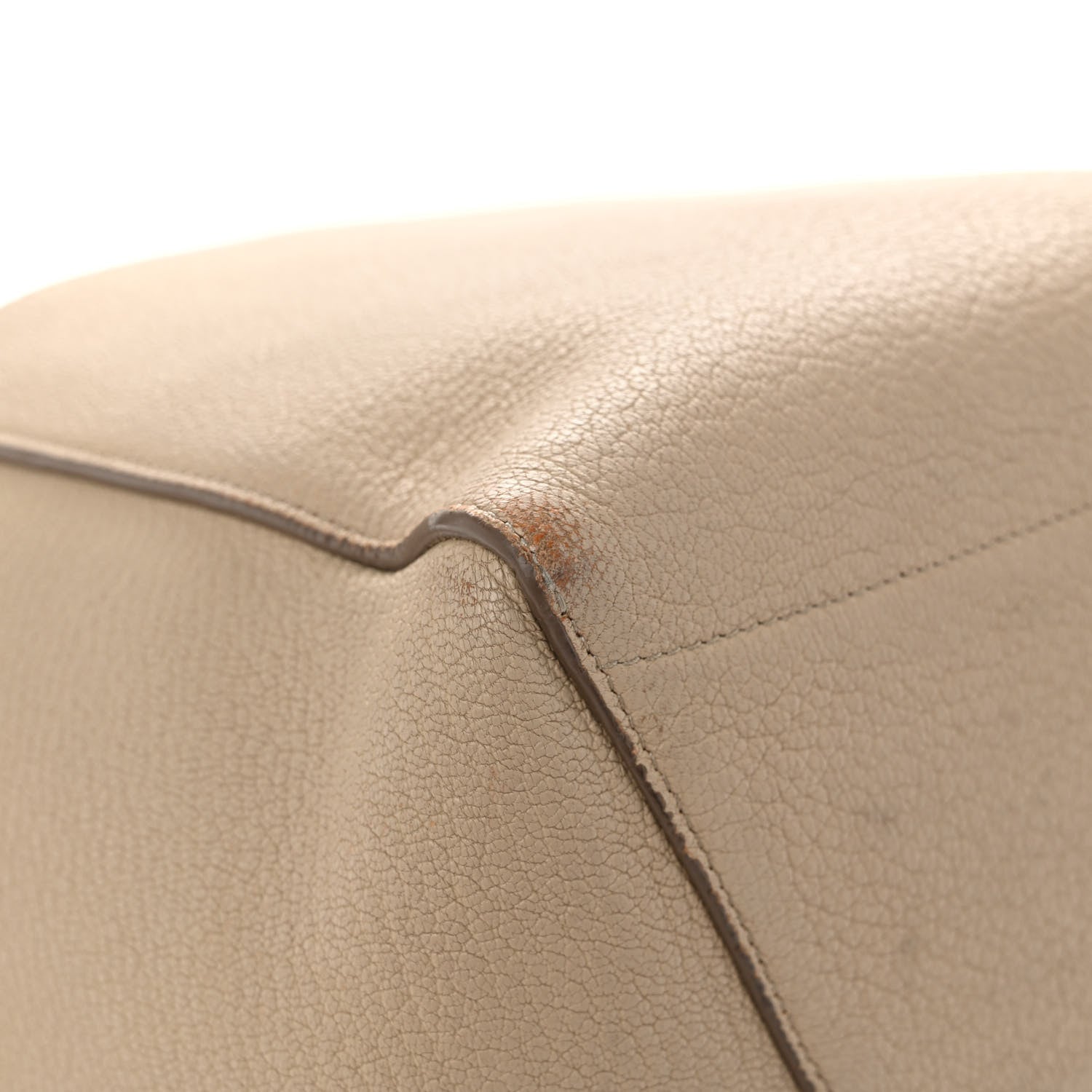 Celine Soft Grained Calfskin Sangle Bucket Bag Dune 14 of 17