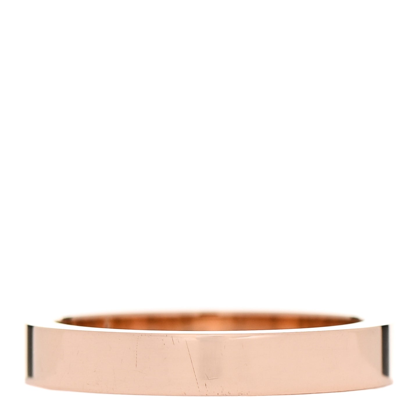 18K Pink Gold Diamond 3mm C De Cartier Wedding Band Ring 47 4