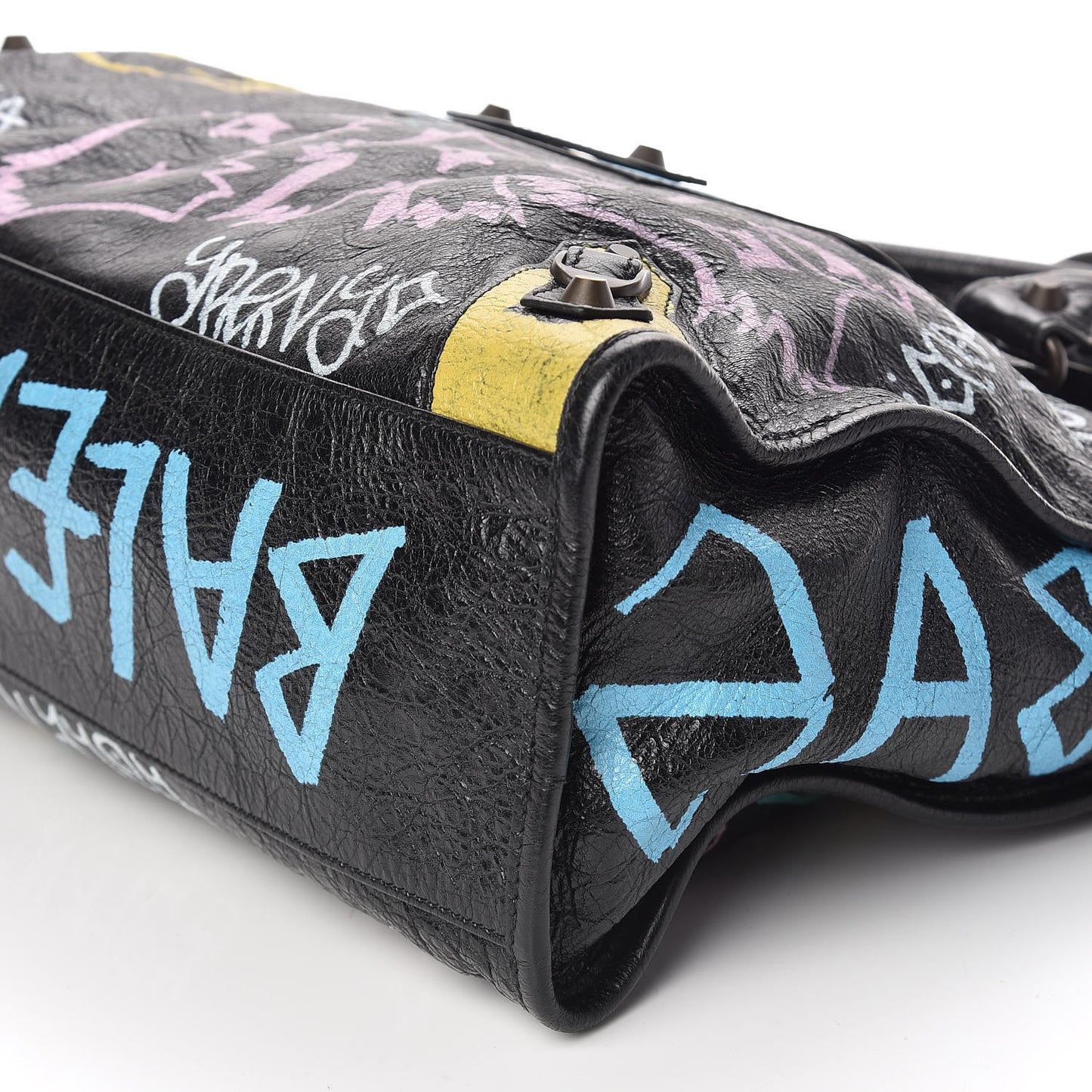 Agneau Graffiti All Over Classic Hardware City Black Multicolor