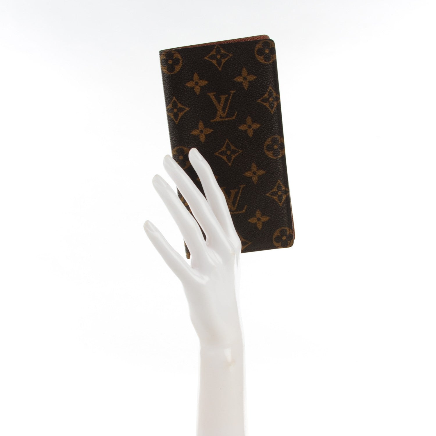 Louis Vuitton Monogram Porte Valeurs Checkbook Wallet 2 of 7