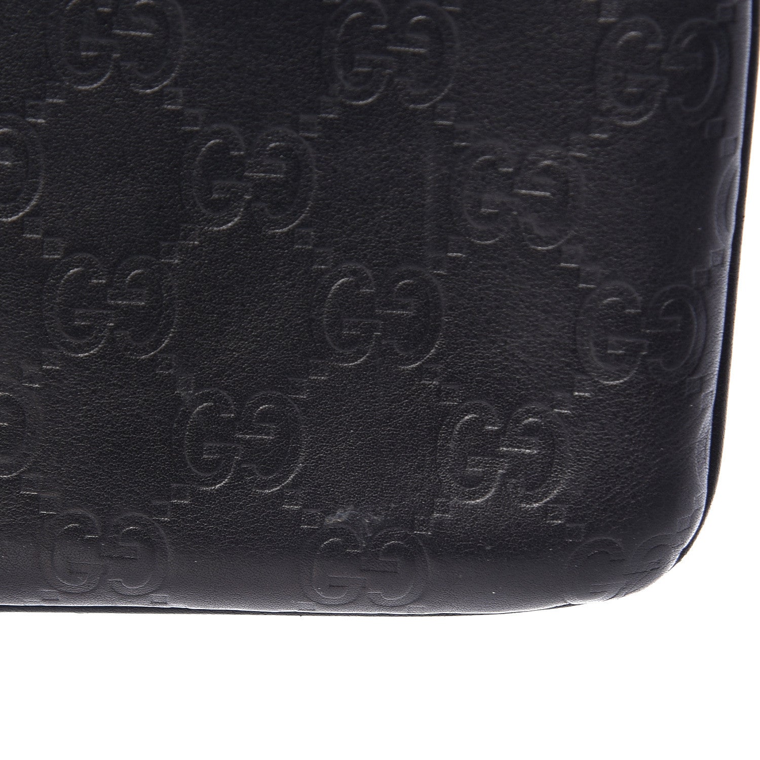 Gucci Guccissima Wristlet Black 8 of 9