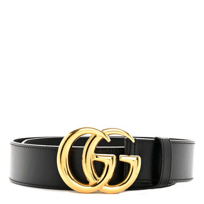 Gucci Plutone Calfskin Double G 40mm Belt 75 30 Black 1 of 10