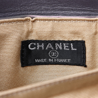 Chanel Patent Chocolate Bar Evening Bag Lilac 5 of 9