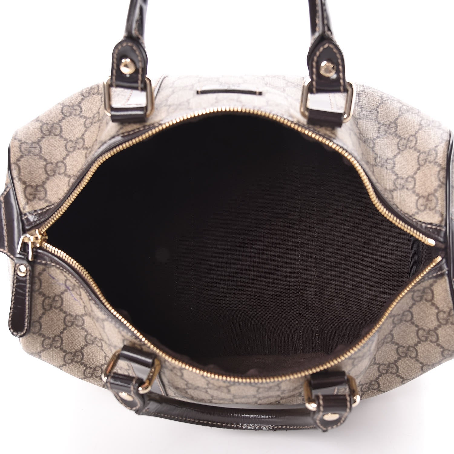 Gucci GG Plus Monogram Medium Joy Boston Dark Brown 5 of 14