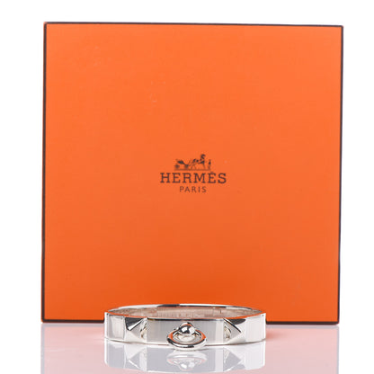 Hermes Sterling Silver PM Collier De Chien Bracelet SH 5 of 5