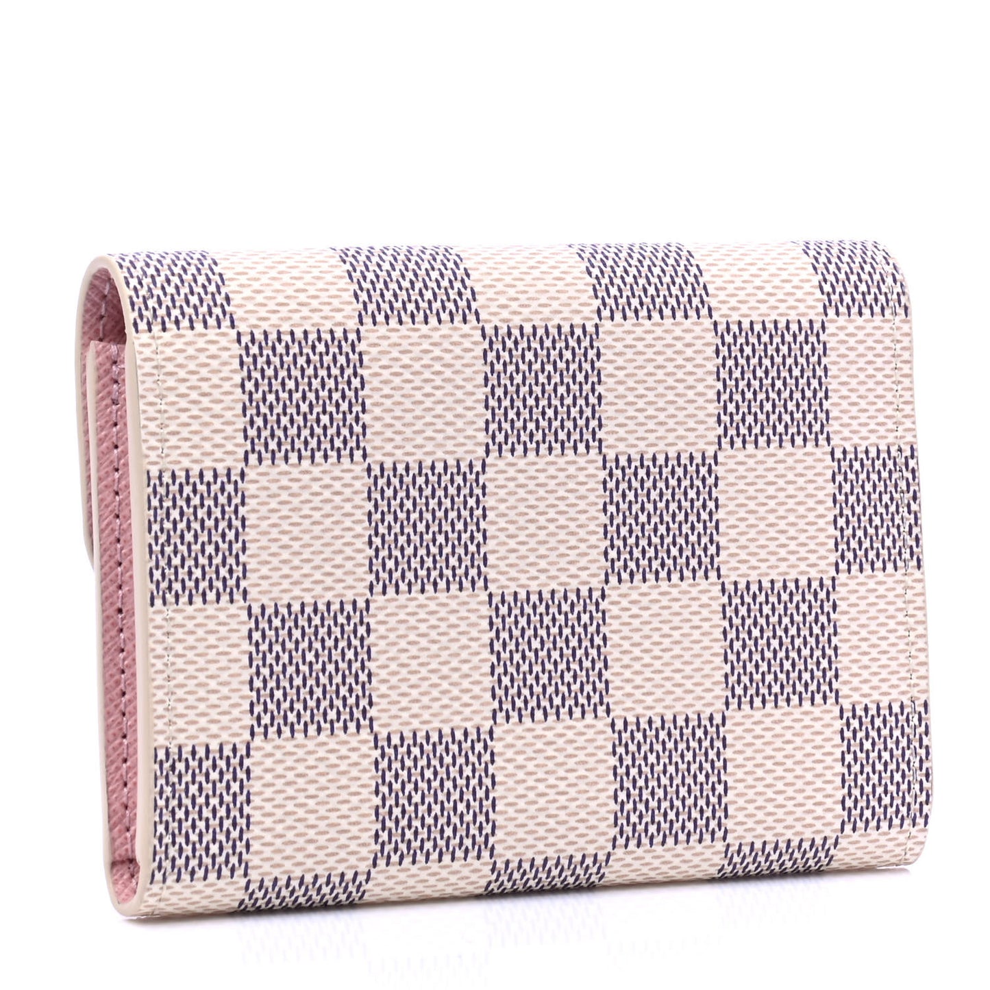 Damier Azur Rosalie Coin Purse Rose Ballerine