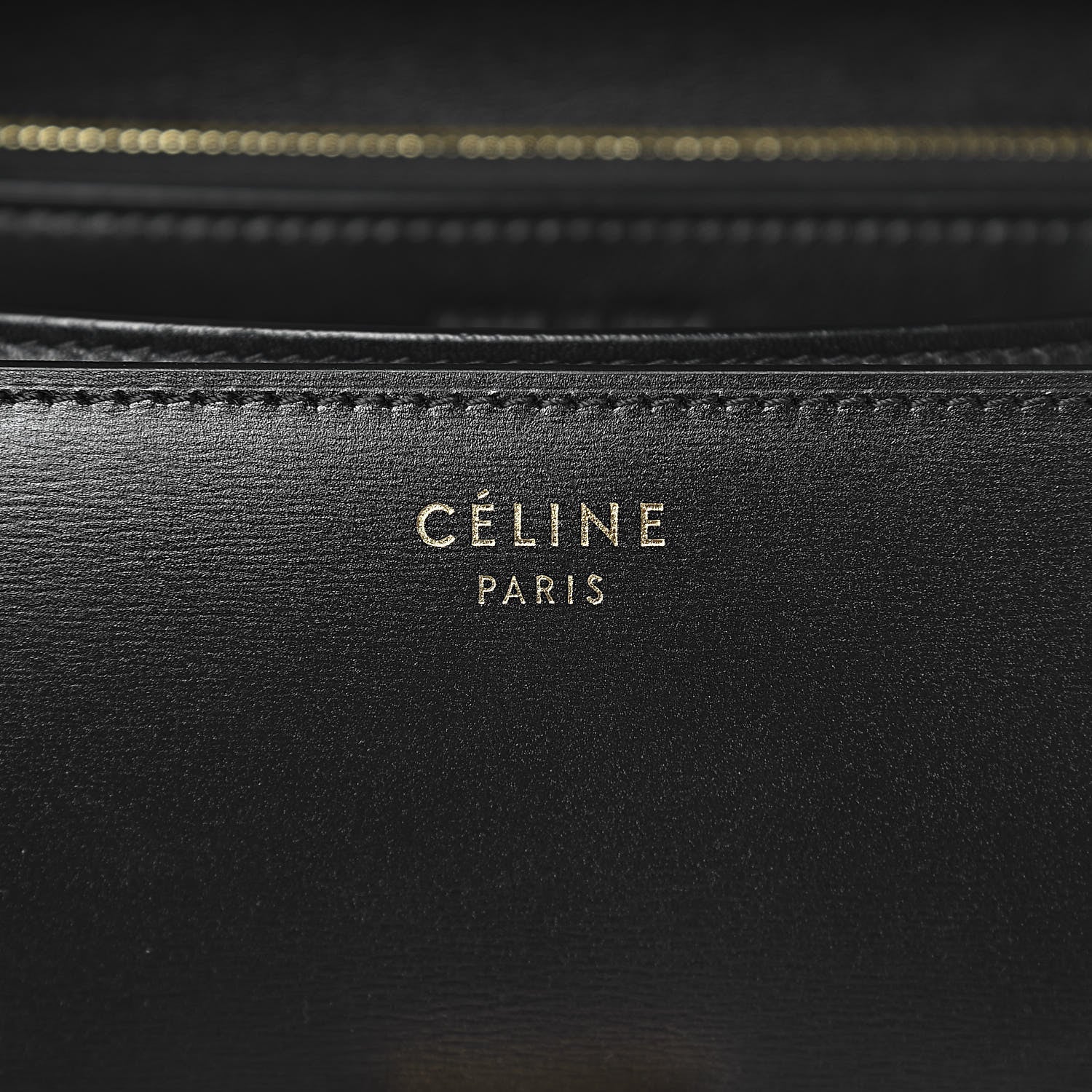 Celine Box Calfskin Medium Classic Box Flap Bag Black 7 of 11