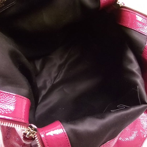 Saint Laurent Patent Tribute Tote Red 9 of 14