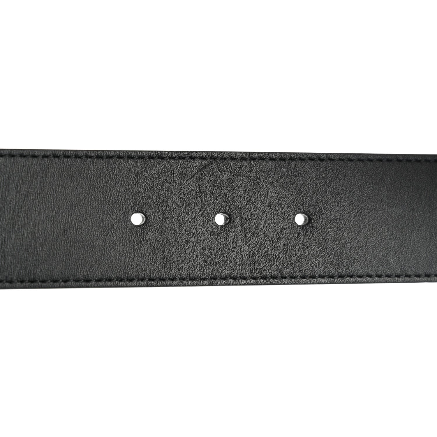 Gucci Calfskin Crystal Double G 40mm Belt 80 32 Black 5 of 5