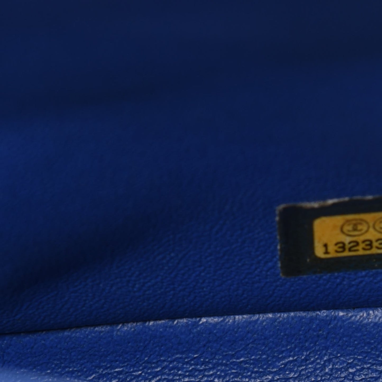 Lambskin Quilted Jumbo Single Flap Blue