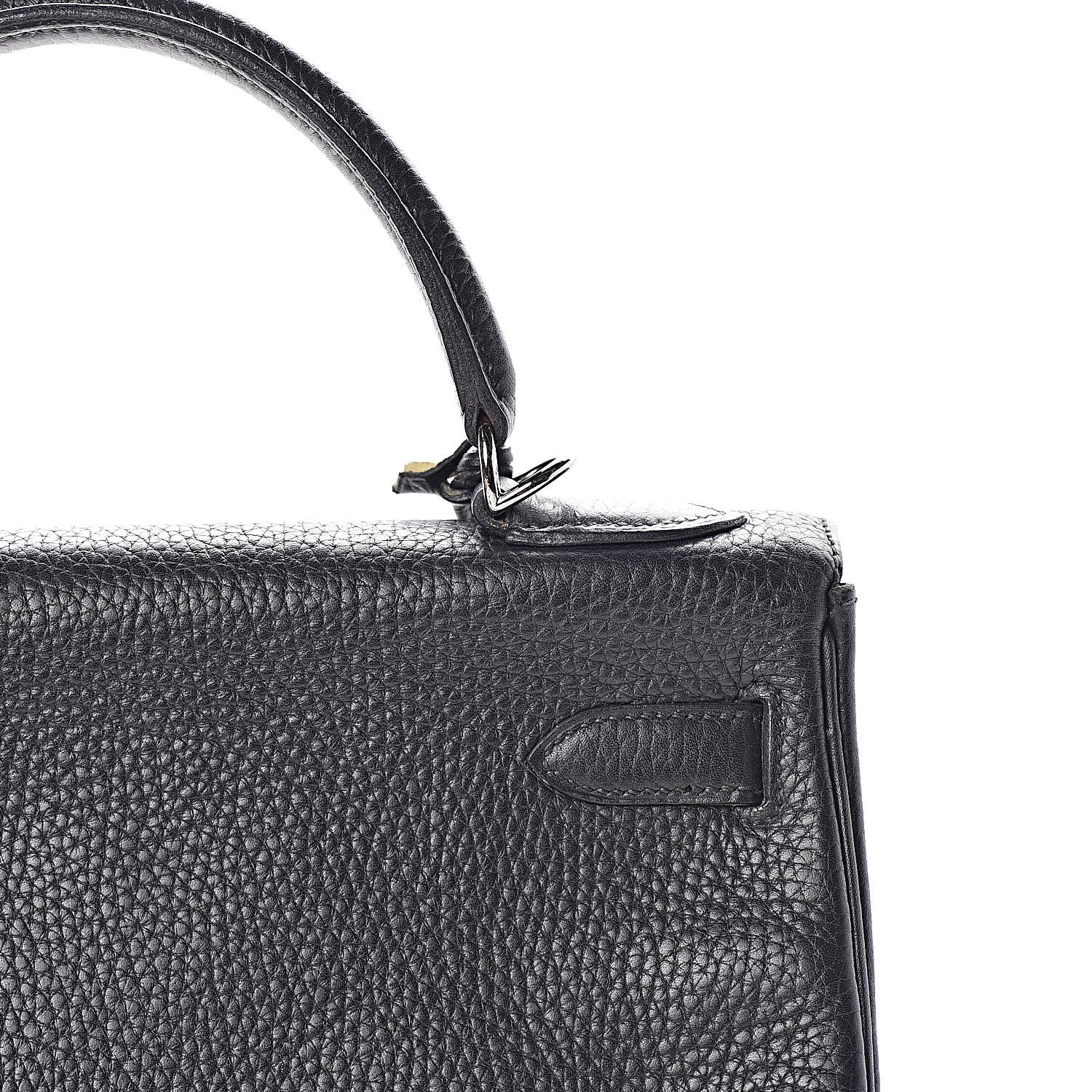 Hermes Taurillon Clemence Kelly Retourne 32 Black 13 of 57