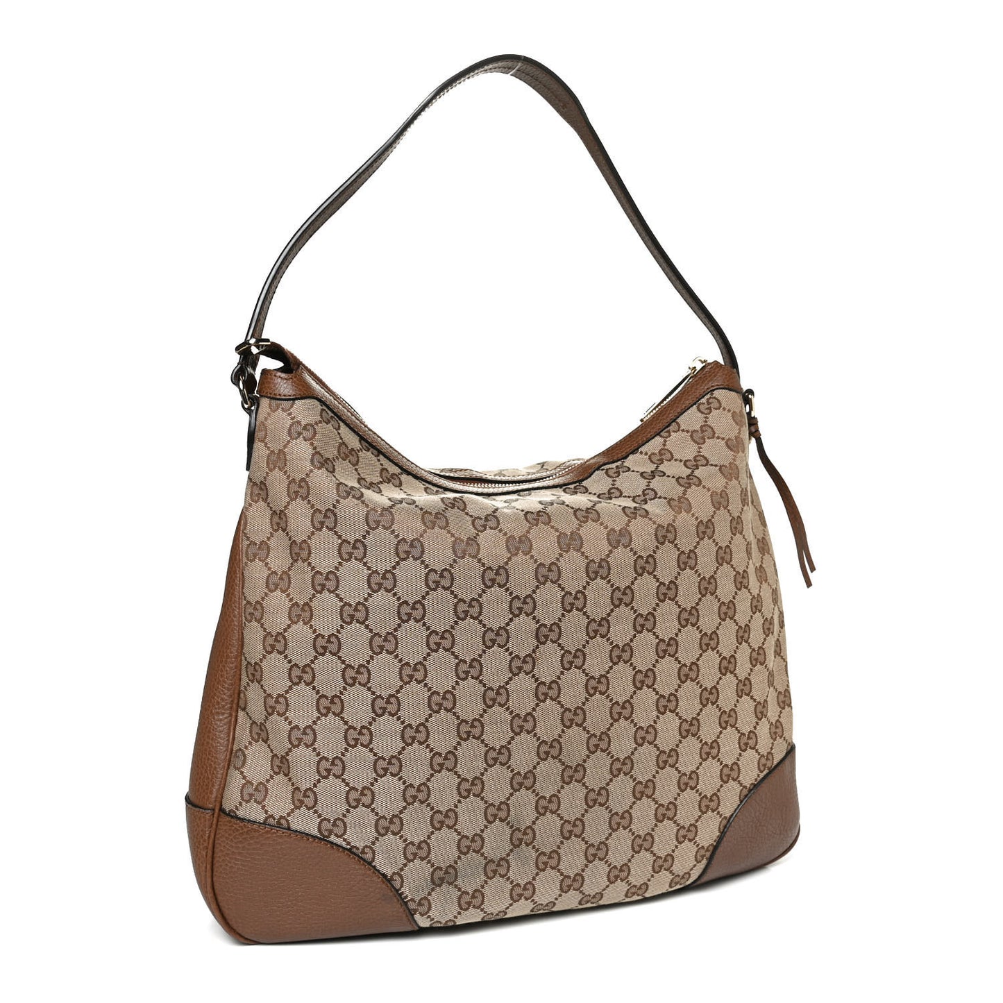 Soft GG Monogram Large Margaux Hobo Brown